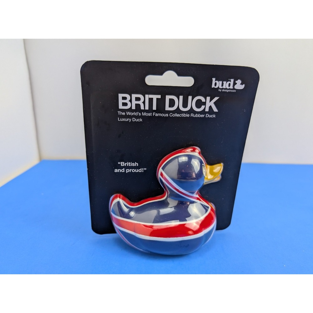 Bud Collectable Rubber Duck Brit Duck Luxury British Flag BUD0190